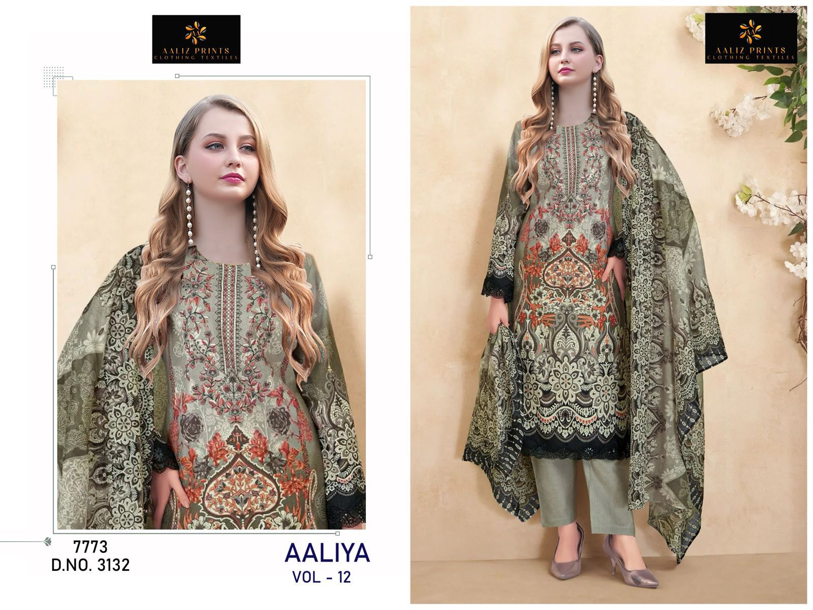 Aaliya Cotton Designer Suit - Image 4