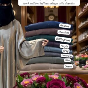 Diamond Work Pattern Abaya