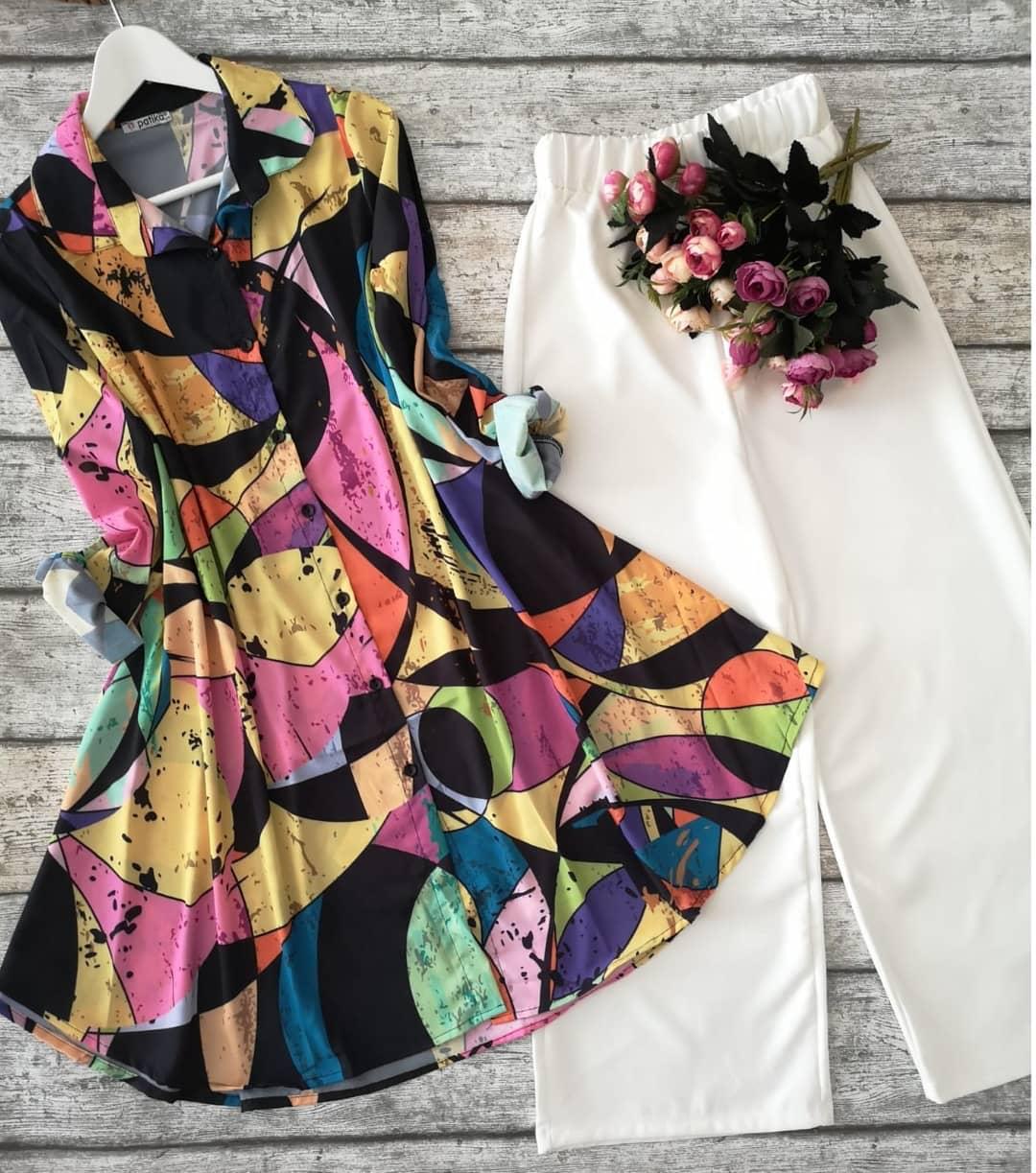 Traditional kurti and plazo suit - Image 3