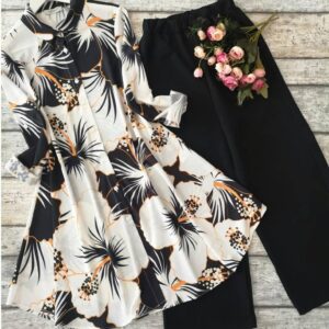 Traditional kurti and plazo suit