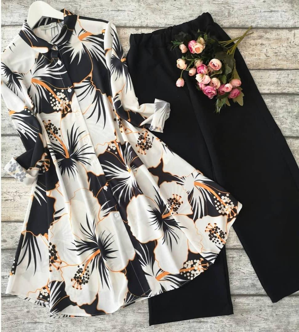 Traditional kurti and plazo suit