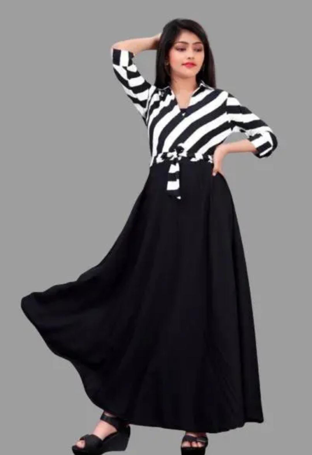 "Unbelievable Stylish Butterfly Print Maxi Dress – Perfect Elegance or Fashion Miss?" - Image 5