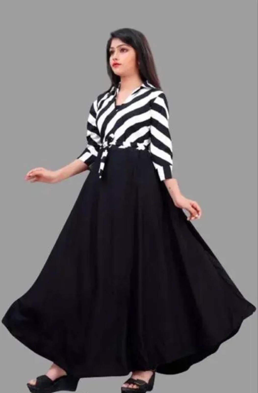 "Unbelievable Stylish Butterfly Print Maxi Dress – Perfect Elegance or Fashion Miss?" - Image 6